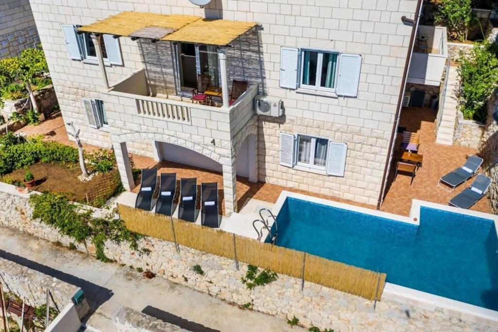 Wave N' Sea Apartment With A Private Pool Дубровник Экстерьер фото